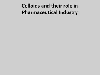 Colloids and Their Importance in Pharmaceuticals