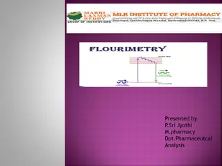 Fluorescence Analysis in Pharmaceutical Sciences