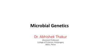 Microbial Genetics and Mutations in Organisms