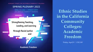 Ethnic Studies in California Community Colleges