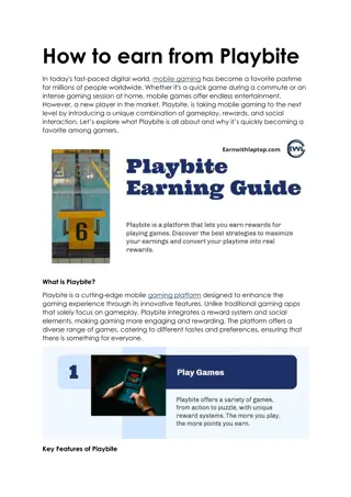 How to earn from Playbite