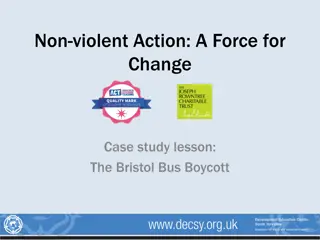 Non-Violent Action: The Bristol Bus Boycott Case Study
