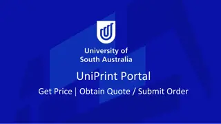 UniPrint Portal: Streamlined Ordering Process for Printing Needs