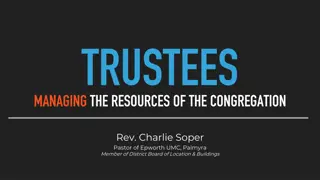 Roles and Responsibilities of Congregational Trustees