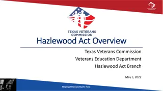 Comprehensive Guide to Hazlewood Act for Texas Veterans