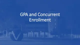 Dual Enrollment and Concurrent Enrollment