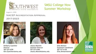 SMSU College Now Summer Workshop August 4, 2020