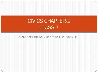 Understanding the Role of Government in Health for a Healthy Nation