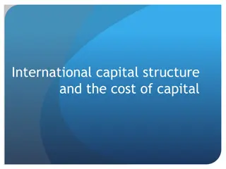 International Capital Structure and Cost of Capital