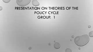 Theories of the Policy Cycle in Policy Analysis