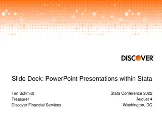 Creating PowerPoint Presentations in Stata with Slide Deck