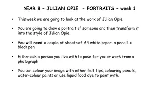 Dive into the World of Julian Opie: Portraits in His Style