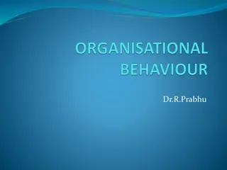 Understanding Organizational Behavior and Characteristics