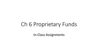 Financial Management in Proprietary Funds and Water Utility Fund Transactions