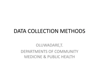 Data Collection Methods in Health Sciences