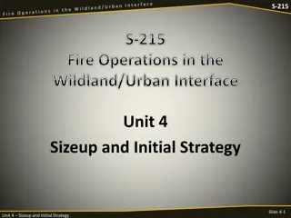 Wildland/Urban Interface Fire Operations: Unit 4 Sizeup and Initial Strategy