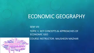 Key Concepts in Economic Geography