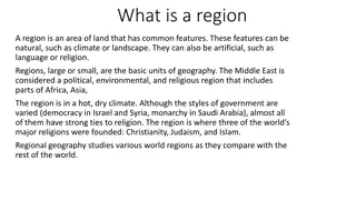 Regions in Geography