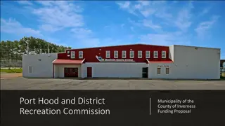 Port Hood and District Recreation Commission Funding Proposal
