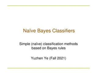 Naive Bayes Classifiers and Bayes Theorem