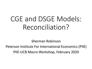 Understanding CGE and DSGE Models: A Comparative Analysis