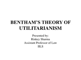 Understanding Bentham's Utilitarianism Theory