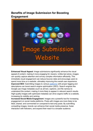 Benefits of Image Submission for Boosting Engagement