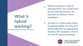 Embracing Hybrid Working for Enhanced Productivity