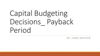 Understanding Capital Budgeting Decisions and Investment Strategies