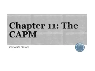 Portfolio Theory and CAPM in Corporate Finance