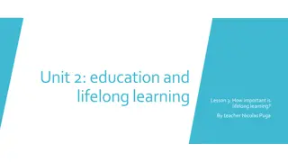 Importance of Lifelong Learning in the 21st Century
