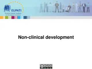 Understanding Non-Clinical Development in Therapeutic Innovation