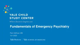 Emergency Psychiatry: Critical Insights and Interventions