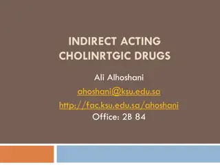 Understanding Indirect-Acting Cholinergic Drugs and Their Mechanisms of Action
