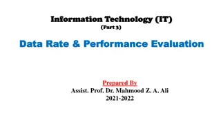 Data Rate Limits in Data Communications