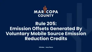 Compliance Guide for Rule 205: Emission Offsets & Mobile Source Credits