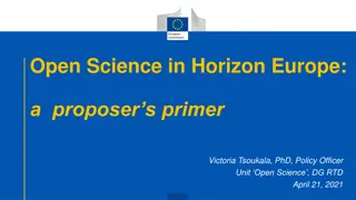 Understanding Open Science Practices in Horizon Europe