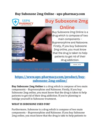 Buy Suboxone 2mg Online - ups-pharmacy.com