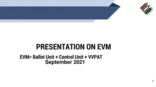 Electronic Voting Machines (EVMs) in Elections