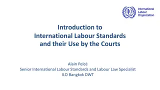 International Labour Standards: Overview and Application by Courts