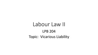 Understanding Vicarious Liability in Labour Law