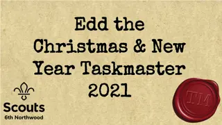 Christmas & New Year Taskmaster 2021 Challenges
