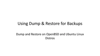Understanding Dump and Restore for Backups on OpenBSD and Ubuntu Linux