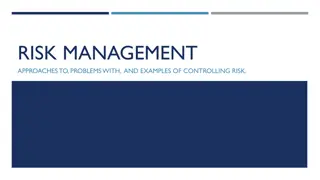 Understanding Risk Management Approaches and Disaster Preparedness