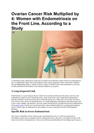 Ovarian Cancer Risk Multiplied by 4 | healthcare