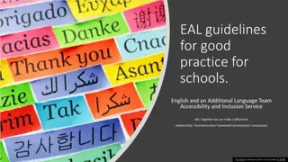 EAL Guidelines for Schools: Enhancing Accessibility and Inclusion