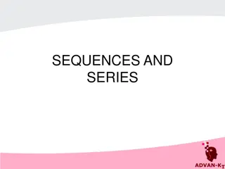 Sequences and Series