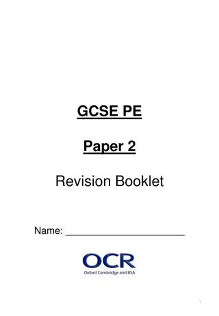 GCSE Physical Education Revision Guide