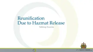Hazmat Release Reunification Tabletop Exercise Overview