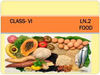 Understanding the Essential Components of Food for a Healthy Diet